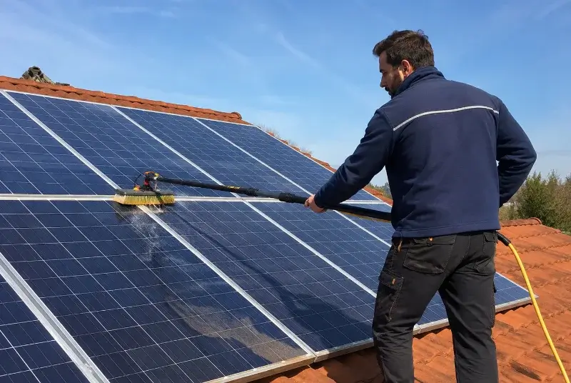 Nettoyage et entretien de panneaux solaires à Injoux-Génissiat
